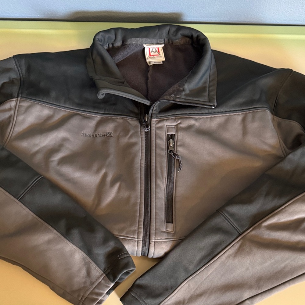 Avalanche Men's Charcoal and Black Performance Jacket